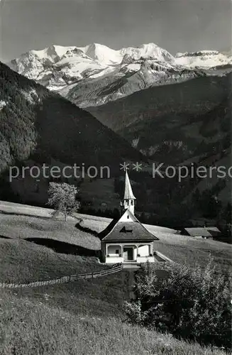 AK / Ansichtskarte Kiental Kapelle Bluemlisalp Kiental