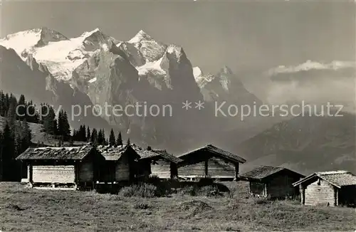 AK / Ansichtskarte Hasliberg Maeglsalp Wetterhorngruppe Hasliberg