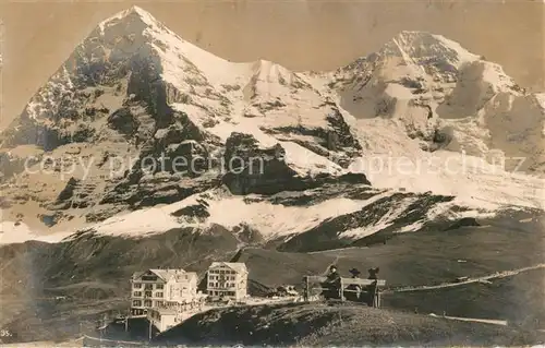 AK / Ansichtskarte Kleine_Scheidegg_Interlaken Eiger Moench Kleine_Scheidegg
