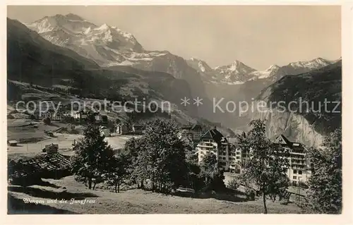 AK / Ansichtskarte Wengen_BE Jungfrau Wengen_BE