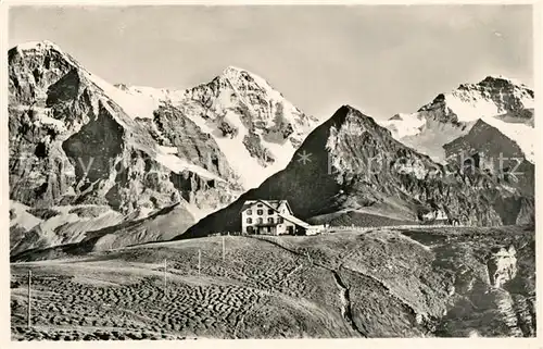 AK / Ansichtskarte Eiger_Grindelwald Hotel Maennlichen Jungfrau Moench Eiger Grindelwald