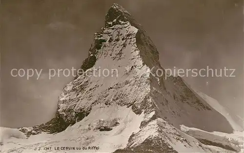 AK / Ansichtskarte Matterhorn_VS Gipfel Matterhorn VS