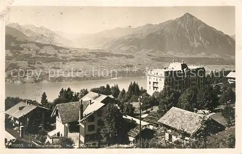 AK / Ansichtskarte Beatenberg Hotel Kurhaus Niesen Beatenberg