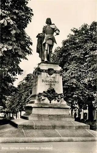 AK / Ansichtskarte Bern_BE Monument Adrian de Bubenberg Bern_BE