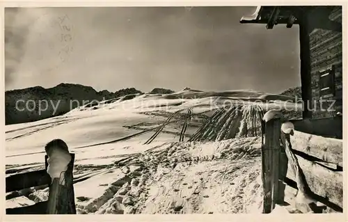 AK / Ansichtskarte Arosa_GR Tschaggen Winter Arosa_GR