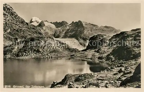 AK / Ansichtskarte Grimsel_Pass Totensee Grimsel Pass