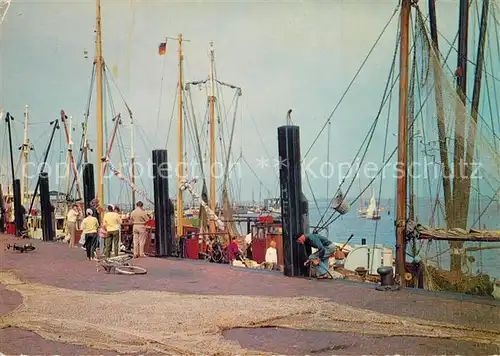 AK / Ansichtskarte Norderney_Nordseebad Fischereihafen Norderney_Nordseebad