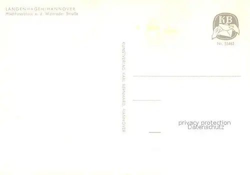 AK / Ansichtskarte Langenhagen_Hannover Hochhausblock Walsroder Strasse Langenhagen Hannover