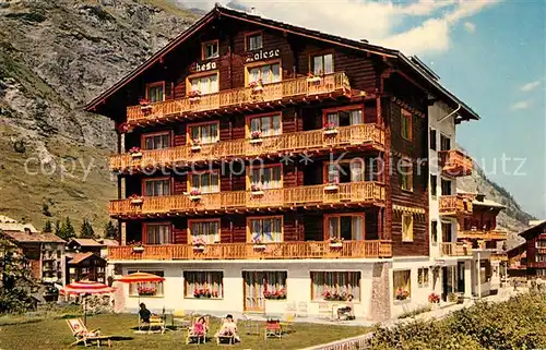 AK / Ansichtskarte Zermatt_VS Hotel Chesa Valese Garni Zermatt_VS