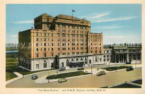 AK / Ansichtskarte Halifax_Nova_Scotia The Nova Scotian and CNR Station Halifax_Nova_Scotia
