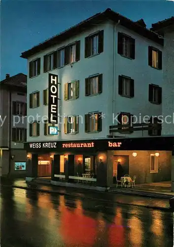 AK / Ansichtskarte Thusis Hotel Weisses Kreuz Thusis