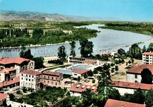 AK / Ansichtskarte Valence_Drome La piscine et le Rhone Valence_Drome