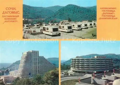 AK / Ansichtskarte Sotschi_Sochi Campingplatz Hotels 