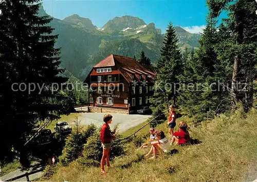 AK / Ansichtskarte Grabs_SG Kurhaus Voralp gegen Faulfirstgruppe Grabs_SG