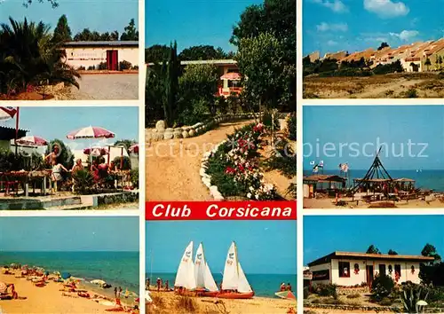 AK / Ansichtskarte San Nicolao Club Corsicana Feriendorf Bungalows Strand San Nicolao