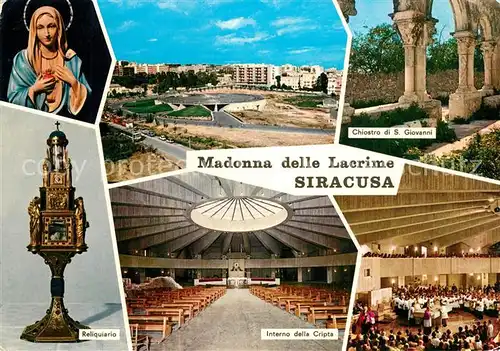 AK / Ansichtskarte Siracusa Santuario Madonna delle Lacrime Kloster Wallfahrtskirche Gnadenbild Reliquie Siracusa