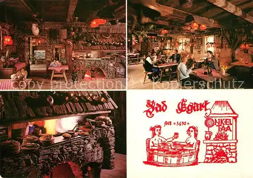 AK / Ansichtskarte Toell Museumstube Holzgrill Gaststube Onkel TAA Toell