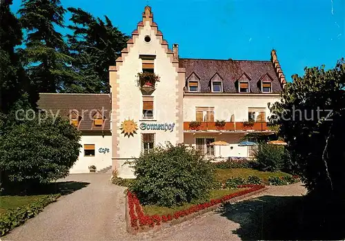 AK / Ansichtskarte Obermais_Meran Cafe Pension Sonnenhof Obermais Meran