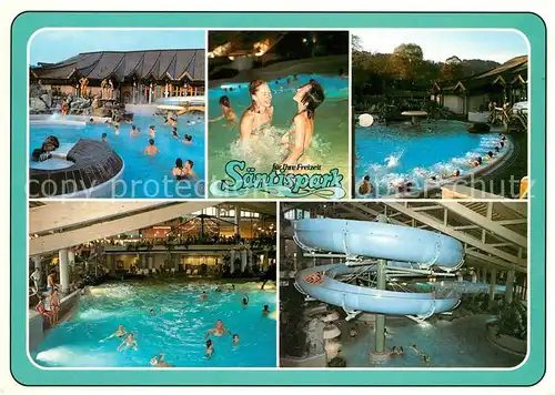 AK / Ansichtskarte Abtwil_SG Saentispark Freizeitanlage Badezentrum Abtwil_SG