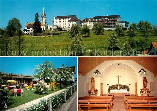 AK / Ansichtskarte St_Pelagiberg Kurhaus Marienburg Kirche St_Pelagiberg