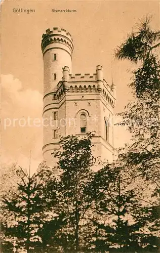 AK / Ansichtskarte Goettingen_Niedersachsen Bismarckturm Goettingen Niedersachsen