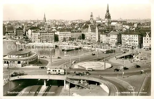 AK / Ansichtskarte Stockholm Panorama vom Katarinahissen Stockholm