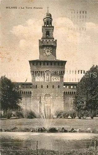 AK / Ansichtskarte Milano Torre Filareto Milano