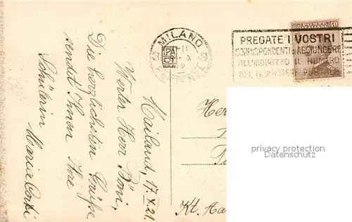 AK / Ansichtskarte Milano Torre Filareto Milano