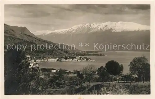 AK / Ansichtskarte Salo_Lago_di_Garda Panorama Riviera Alpenkette Salo_Lago_di_Garda