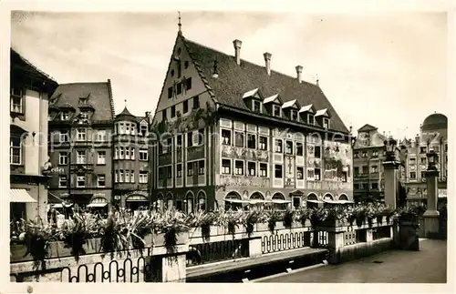 AK / Ansichtskarte Augsburg Weberhaus Moritzplatz Augsburg