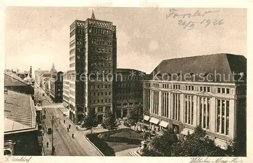 AK / Ansichtskarte Duesseldorf Wilhelm Max Haus Duesseldorf