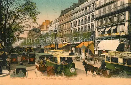 AK / Ansichtskarte Paris Boulevard Montmartre Paris