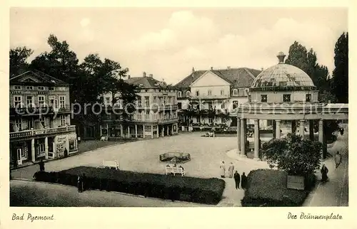 AK / Ansichtskarte Bad_Pyrmont Brunnenplatz Bad_Pyrmont