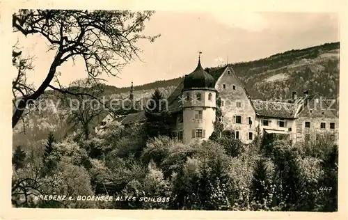 AK / Ansichtskarte Bregenz_Bodensee Altes Schloss Bregenz Bodensee