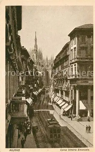 AK / Ansichtskarte Milano Corsa Vittorio Emanule Milano