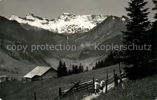 AK / Ansichtskarte Adelboden Hoernliweg Wildstrubel Adelboden