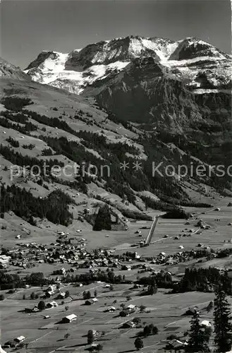 AK / Ansichtskarte Lenk_Simmental Panorama Wildstrubel Lenk Simmental