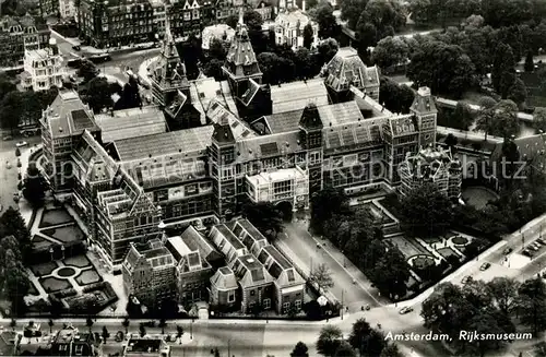AK / Ansichtskarte Amsterdam_Niederlande Fliegeraufnahme Rijksmuseum Amsterdam_Niederlande