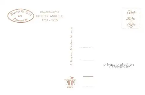 AK / Ansichtskarte Andechs Fliegeraufnahme Rokokokirche Andechs