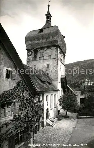 AK / Ansichtskarte Bregenz_Bodensee Martinsturm Bregenz Bodensee