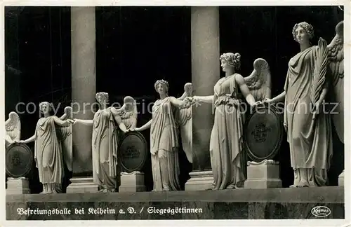 AK / Ansichtskarte Kelheim Befreiungshalle Siegesgoettinnen Kelheim
