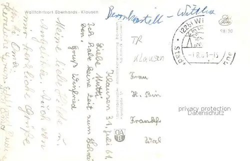 AK / Ansichtskarte Eberhards Clausen Wallfahrtkirche Eberhards Clausen