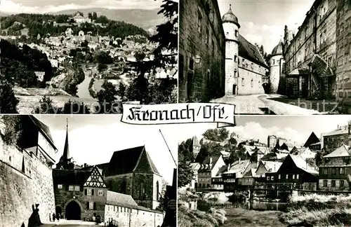 AK / Ansichtskarte Kronach_Oberfranken Altstadt Stadttor  Kronach Oberfranken