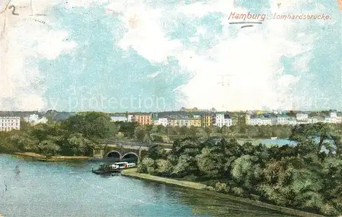 AK / Ansichtskarte Hamburg Lombardsbruecke Hamburg
