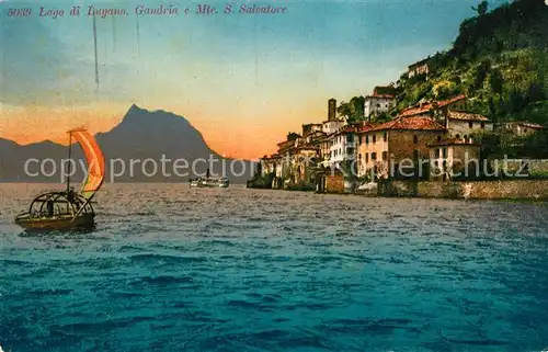 AK / Ansichtskarte Gandria_Lago_di_Lugano San Salvatore  Gandria_Lago_di_Lugano