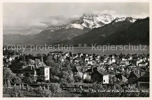 AK / Ansichtskarte La_Tour_d_Illiez Peilz Dents du Midi La_Tour_d_Illiez