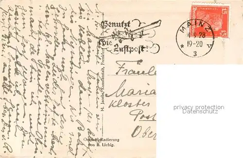 AK / Ansichtskarte Mainz_Rhein Dom Mainz Rhein