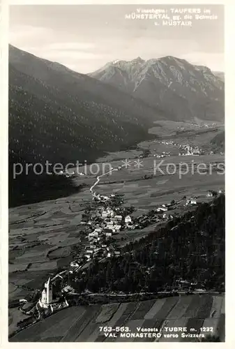 AK / Ansichtskarte Taufers Muestair Panorama Taufers