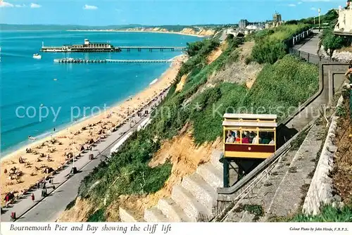 AK / Ansichtskarte Bournemouth_UK Piter Bay Cliff Lift Bournemouth UK