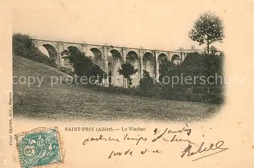 AK / Ansichtskarte Saint Prix_Allier Viaduc Saint Prix Allier